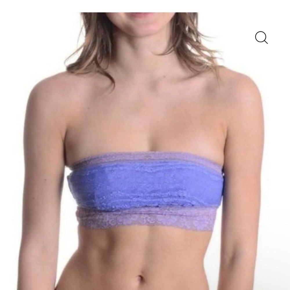 Free People Purple Lace Bandeau